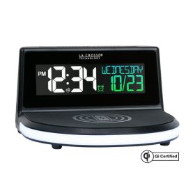 Alarm Clock with Glowing LED Base