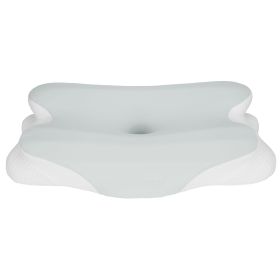 1Pc Orthopedic Memory Foam Pillow With Cooling Case Neck Support Pillow With Machine Washable Case For Side Back Stomach Sleepers (Option: 1PC)