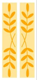 Night Reflective Digital Label Mailbox Envelope Reflective Film Sticker (Color: Gold Leaves-3)